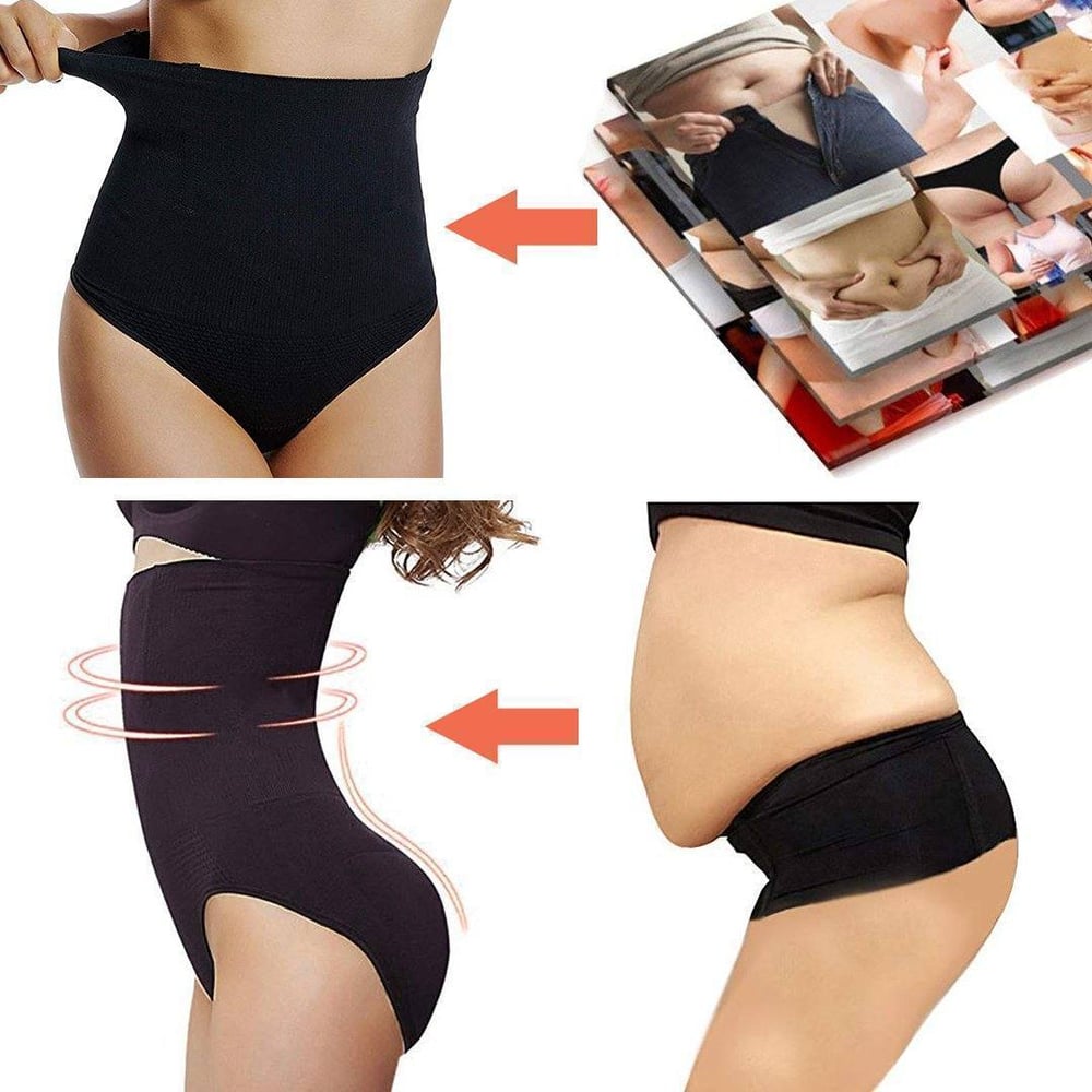 Høj Talje Shapewear Trusser med Tummy Control & Løft