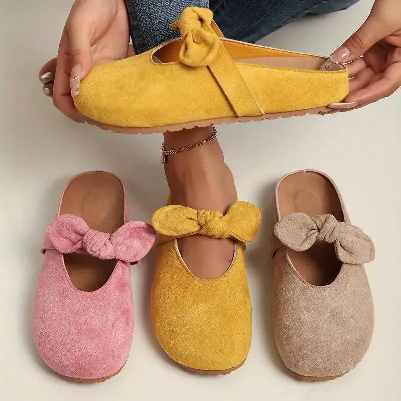 Slip-On Mules med Sløjfe til Kvinder