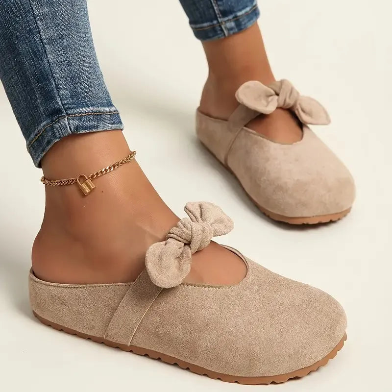 Slip-On Mules med Sløjfe til Kvinder