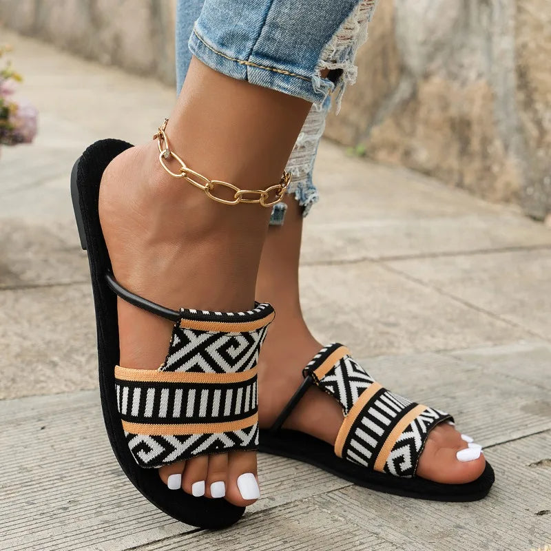 Hawar™ Sandaler – Boho Mønster & Komfort