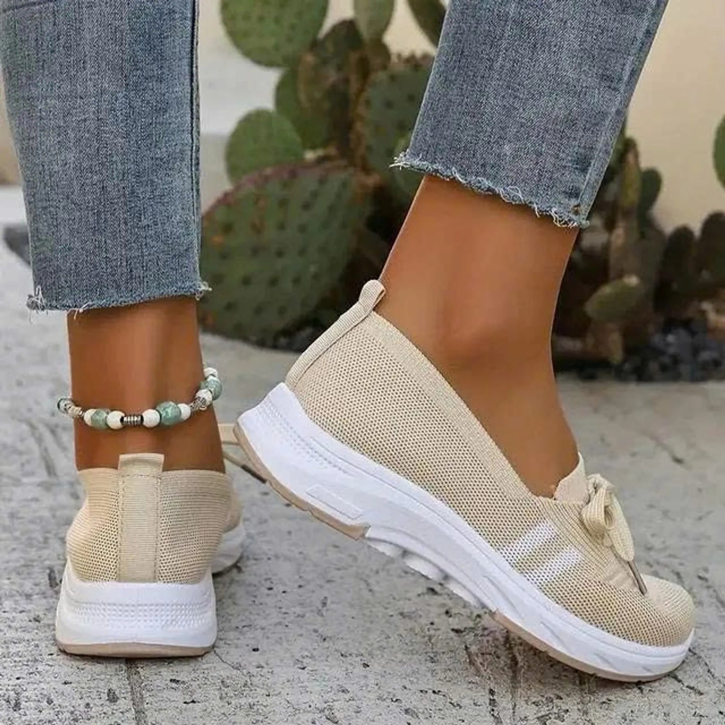 Slip-On Sneakers med Svangstøtte til Kvinder