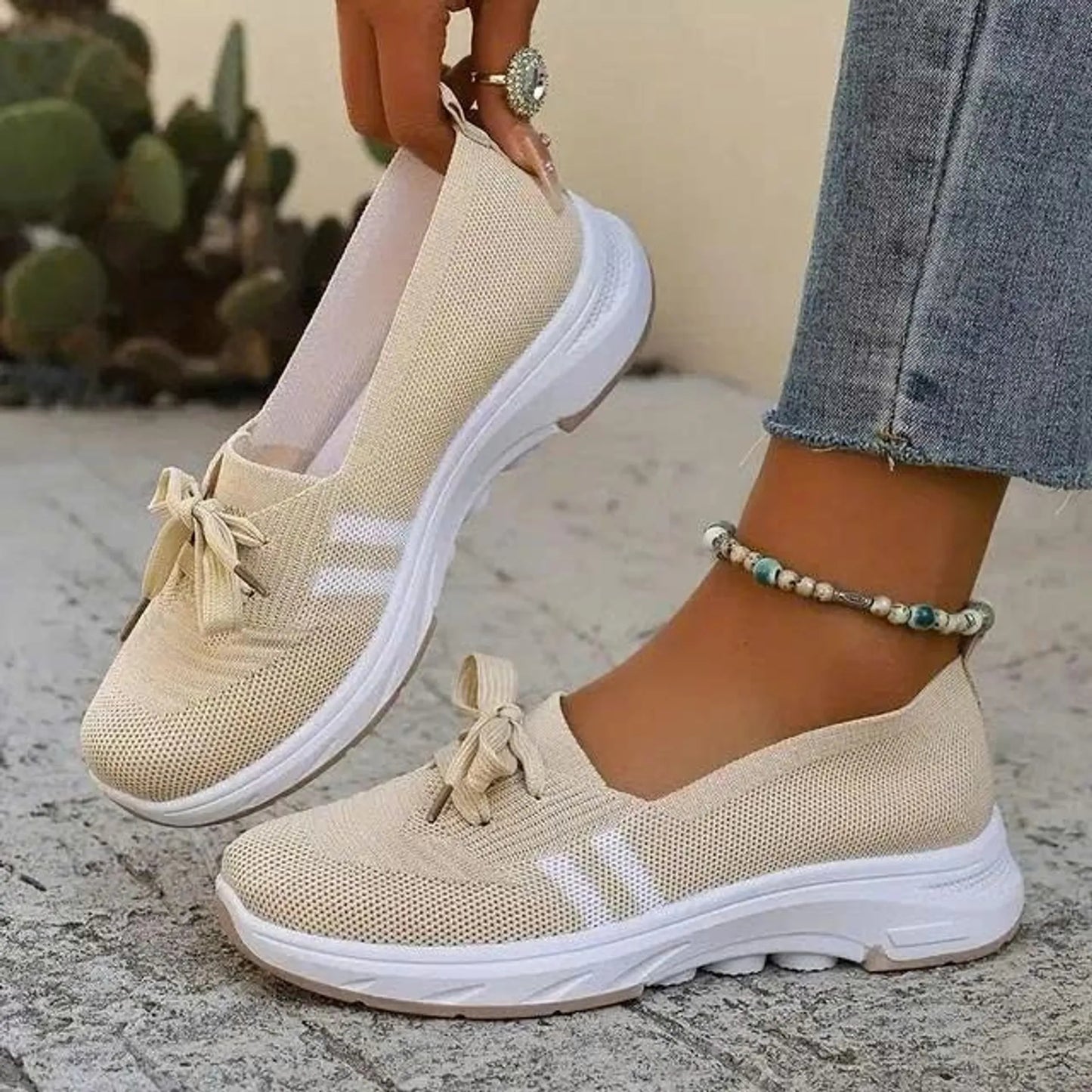Slip-On Sneakers med Svangstøtte til Kvinder