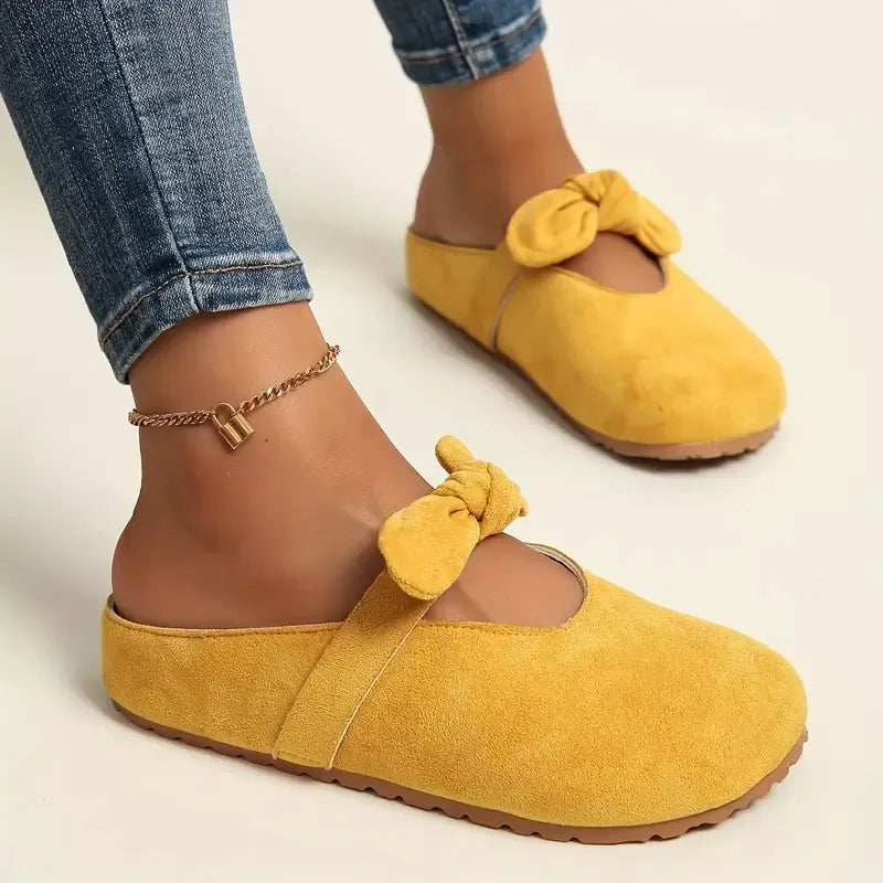 Slip-On Mules med Sløjfe til Kvinder