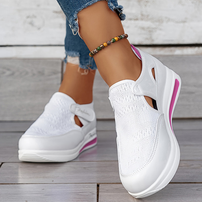 Åndbare Sneakers med Velcrolukning | Ortopædisk Komfort