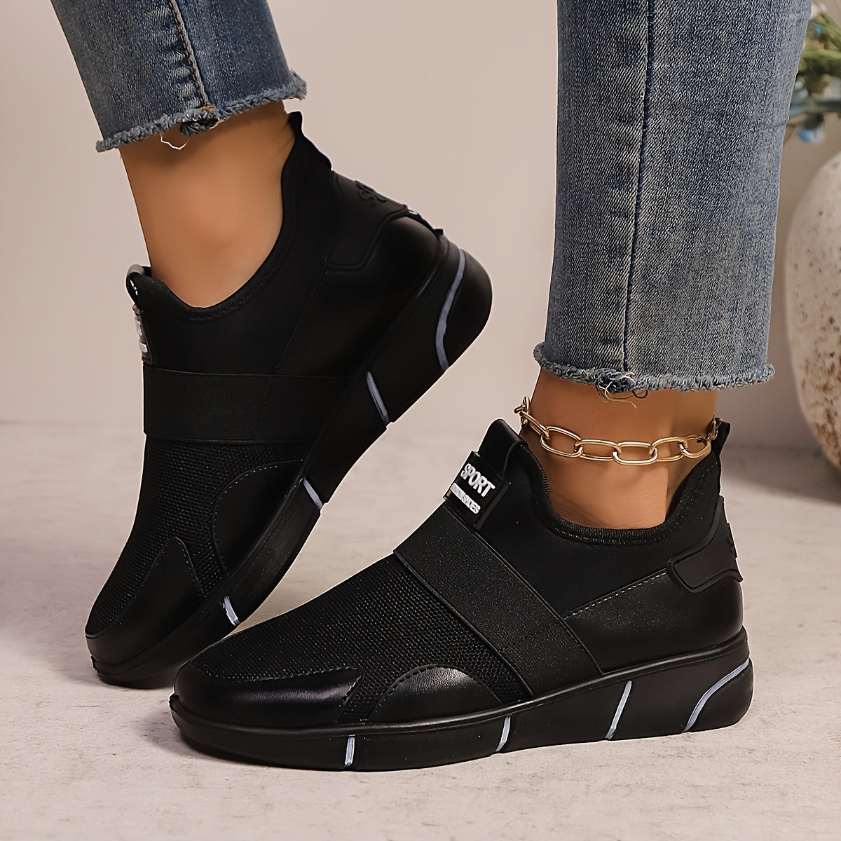Åndbare Slip-on Sneakers | Smertefri Komfort & Letvægts Design