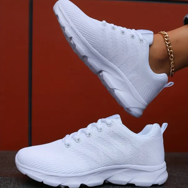 Åndbare Vævede Sneakers | Stil & Ortopædisk Komfort