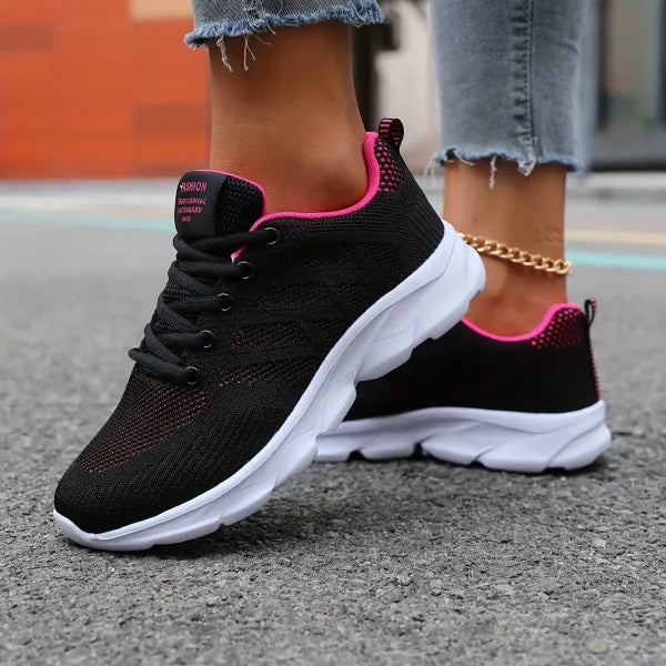 Åndbare Vævede Sneakers | Stil & Ortopædisk Komfort