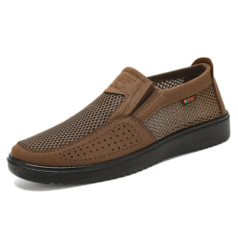 FlexKnit Pro – Åndbare slip-on-vandresko i mesh til mænd | Ultralette komfortable sneakers