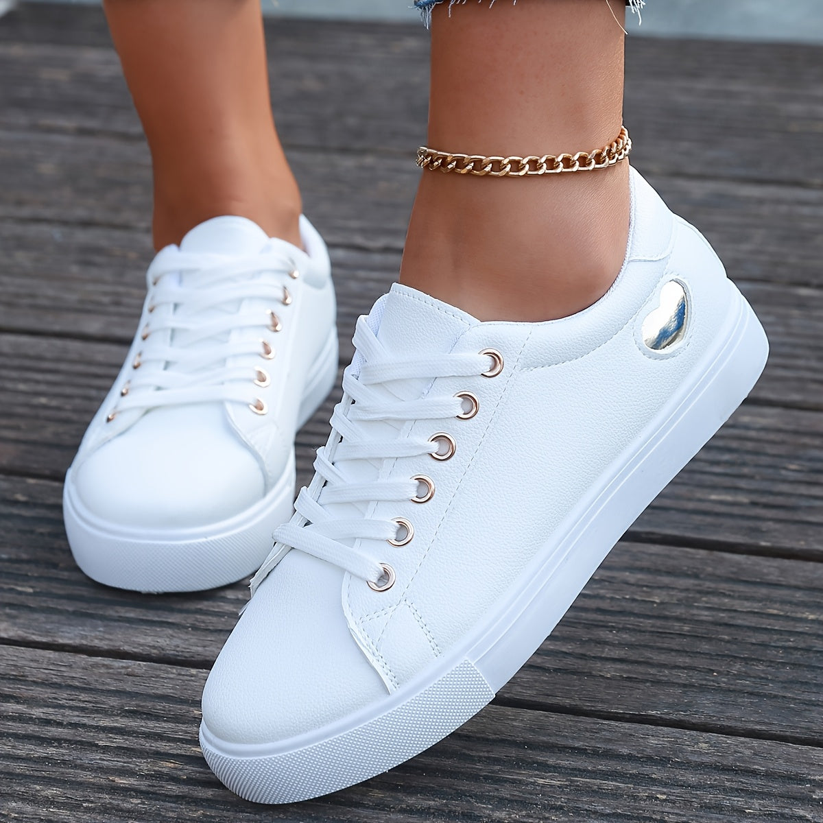 Hvide Sneakers | Smertefri Komfort & Korrekt Holdning