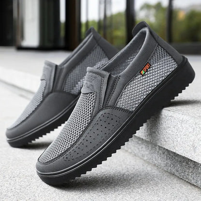 FlexKnit Pro – Åndbare slip-on-vandresko i mesh til mænd | Ultralette komfortable sneakers