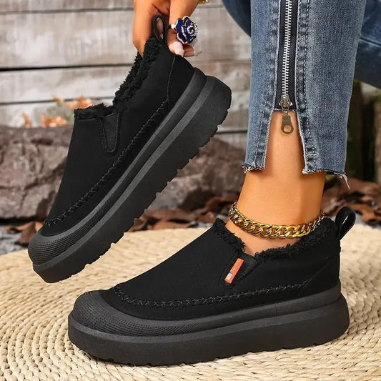 Varme Dame Vinterstøvler med Slip-On Design | Komfort & Ortopædisk Støtte