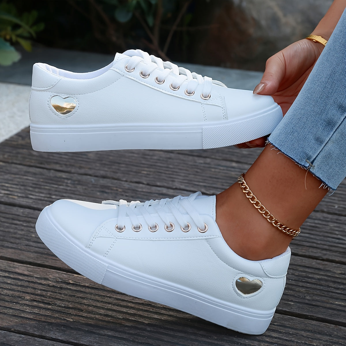 Hvide Sneakers | Smertefri Komfort & Korrekt Holdning