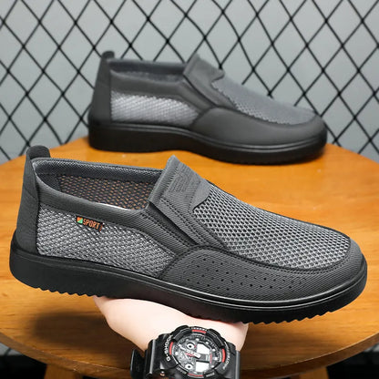 FlexKnit Pro – Åndbare slip-on-vandresko i mesh til mænd | Ultralette komfortable sneakers