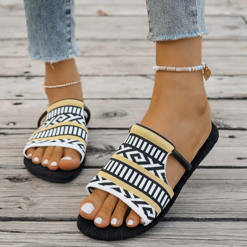Hawar™ Sandaler – Boho Mønster & Komfort