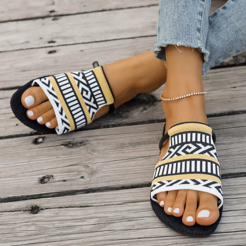 Hawar™ Sandaler – Boho Mønster & Komfort