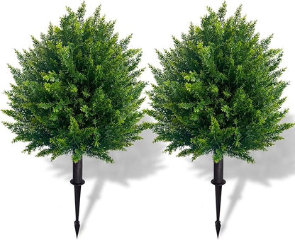 Kunstig Ceder Topiary Boldtræ