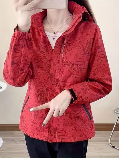 Joana™ – Printet Vindjakke i Softshell
