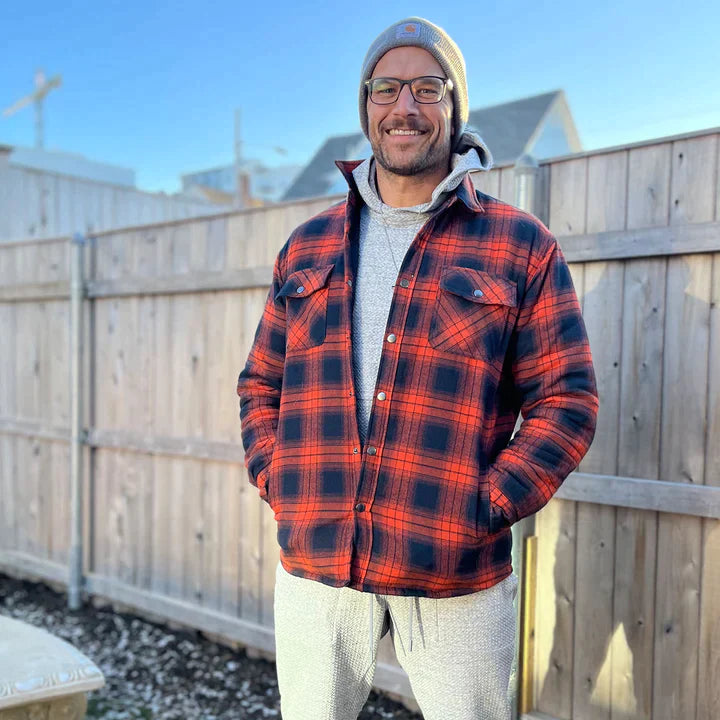 Flannel™ – Herre Skjortejakke med Quiltet For