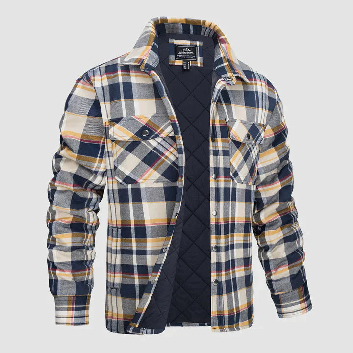 Flannel™ – Herre Skjortejakke med Quiltet For