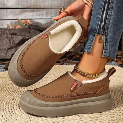 Varme Dame Vinterstøvler med Slip-On Design | Komfort & Ortopædisk Støtte