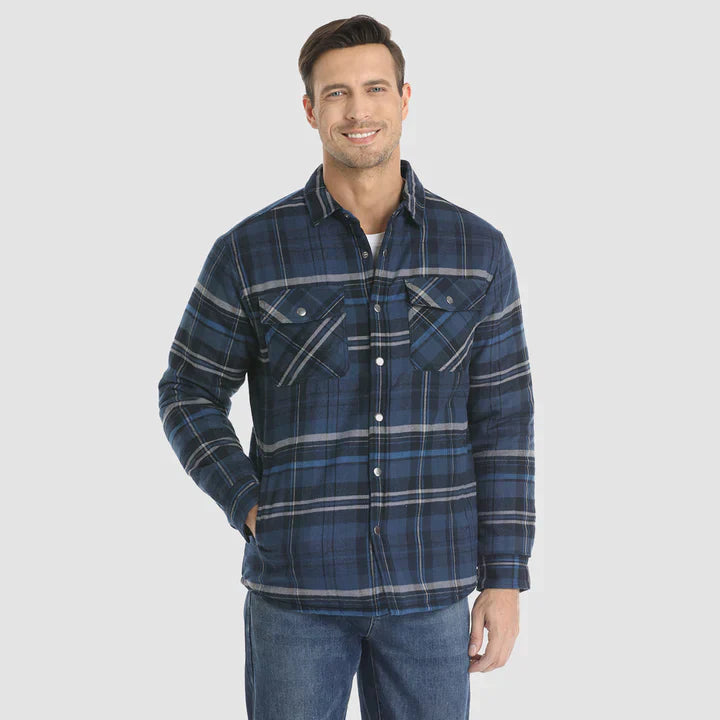 Flannel™ – Herre Skjortejakke med Quiltet For