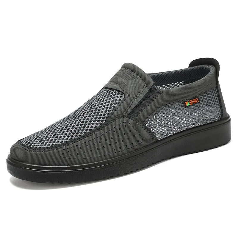 FlexKnit Pro – Åndbare slip-on-vandresko i mesh til mænd | Ultralette komfortable sneakers