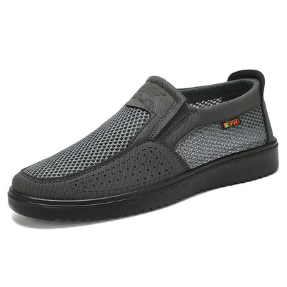 FlexKnit Pro – Åndbare slip-on-vandresko i mesh til mænd | Ultralette komfortable sneakers