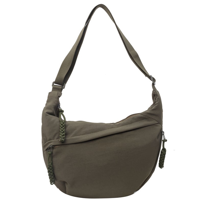 Stilfuld Nylon Crossbody Hobo Taske