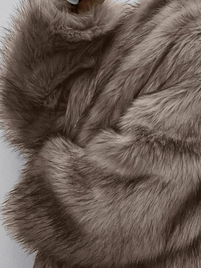 Opulent Fur Maxi Coat