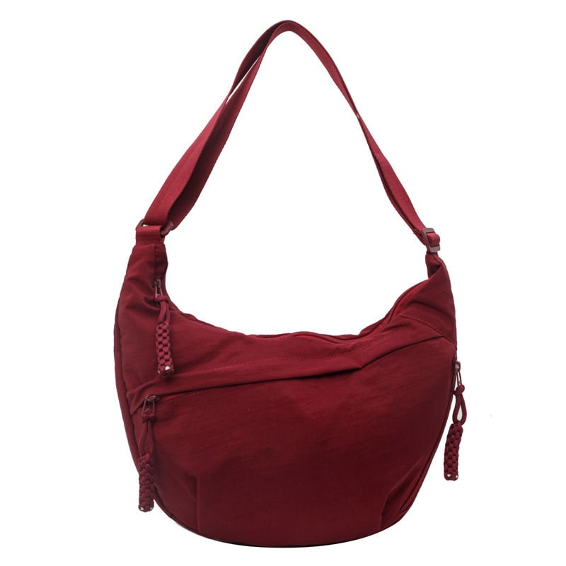 Stilfuld Nylon Crossbody Hobo Taske