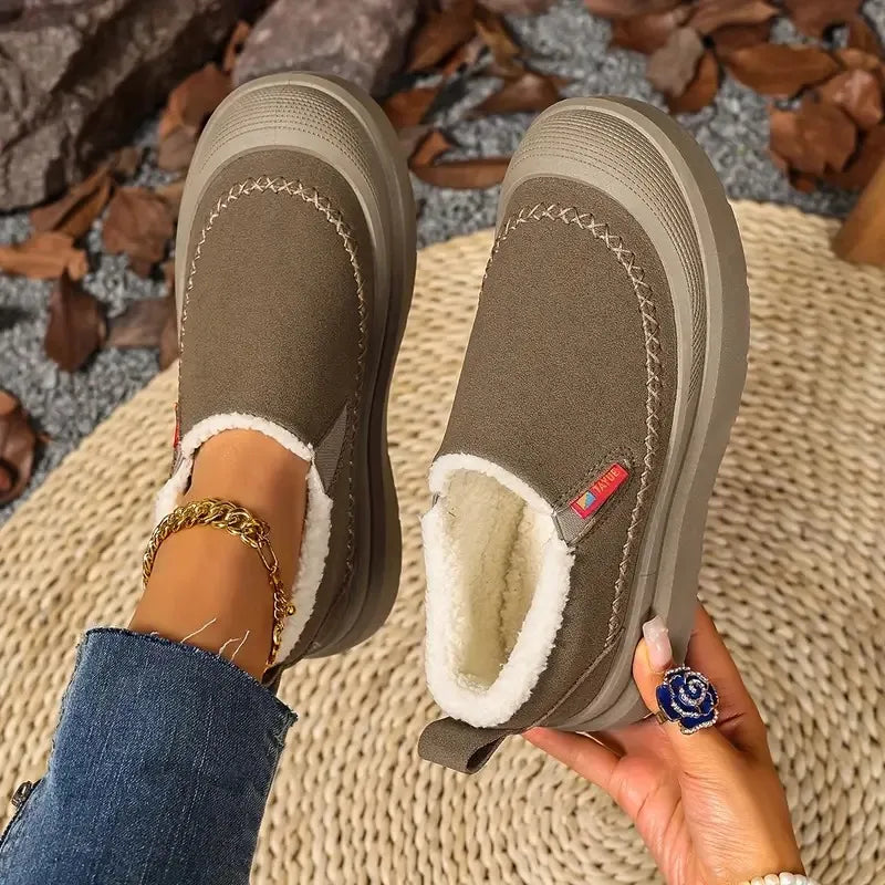 Varme Dame Vinterstøvler med Slip-On Design | Komfort & Ortopædisk Støtte