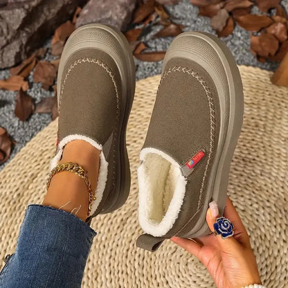 Varme Dame Vinterstøvler med Slip-On Design | Komfort & Ortopædisk Støtte