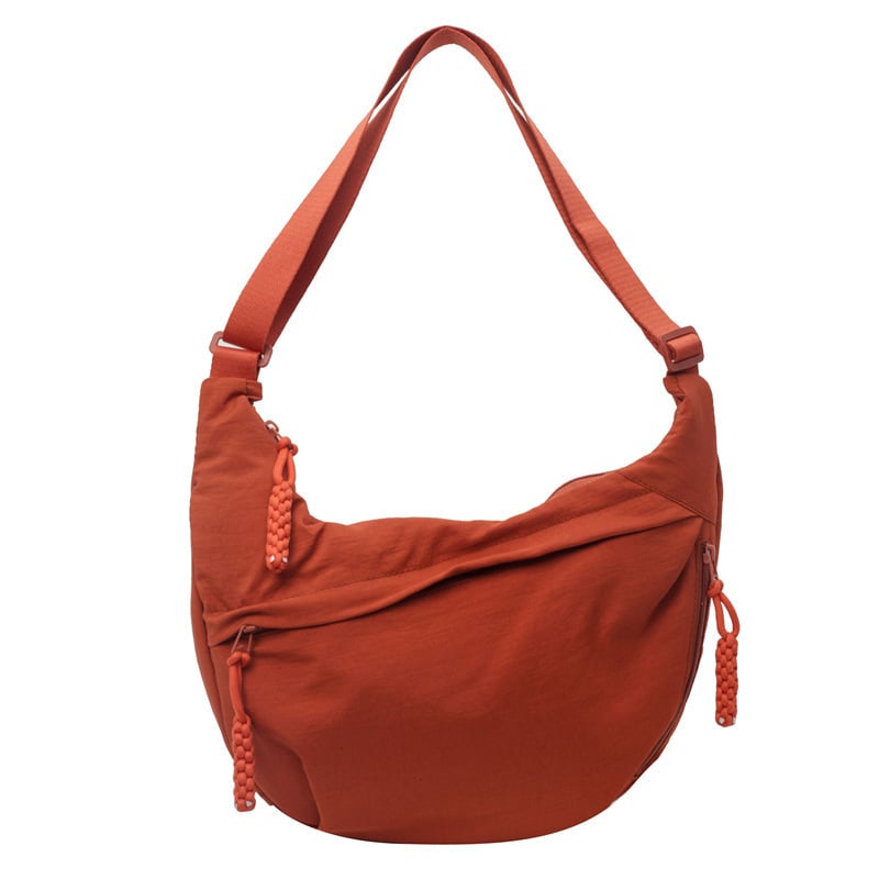 Stilfuld Nylon Crossbody Hobo Taske