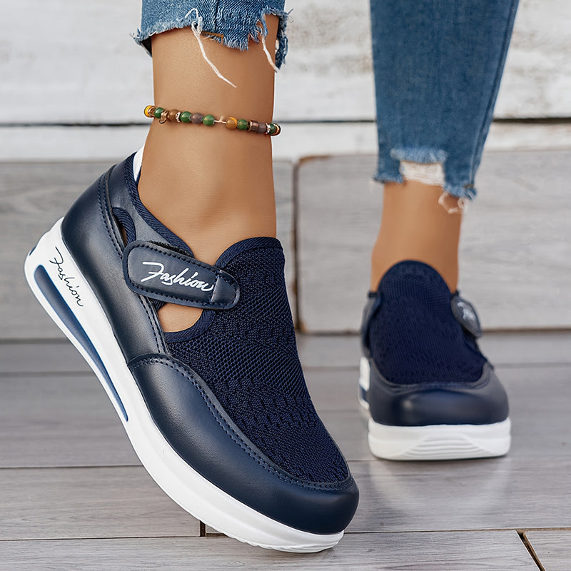 Åndbare Sneakers med Velcrolukning | Ortopædisk Komfort