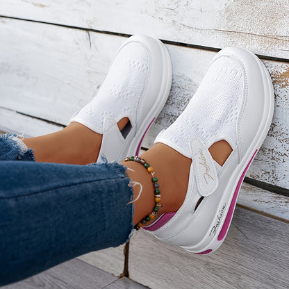Åndbare Sneakers med Velcrolukning | Ortopædisk Komfort