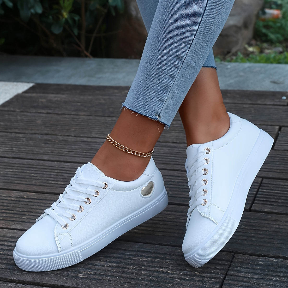 Hvide Sneakers | Smertefri Komfort & Korrekt Holdning