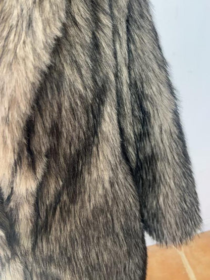 Opulent Fur Maxi Coat