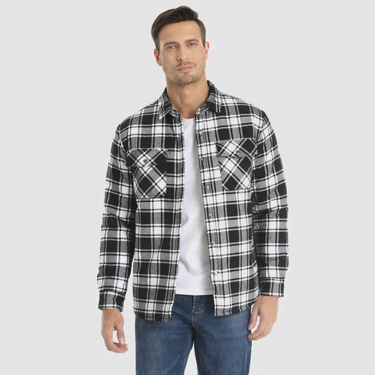 Flannel™ – Herre Skjortejakke med Quiltet For