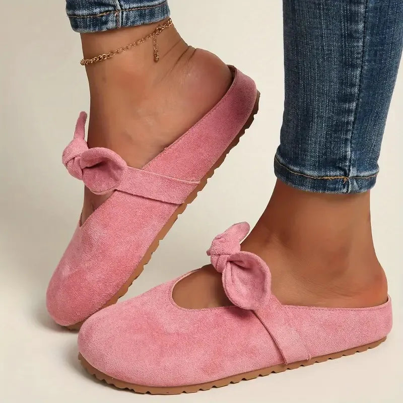 Slip-On Mules med Sløjfe til Kvinder