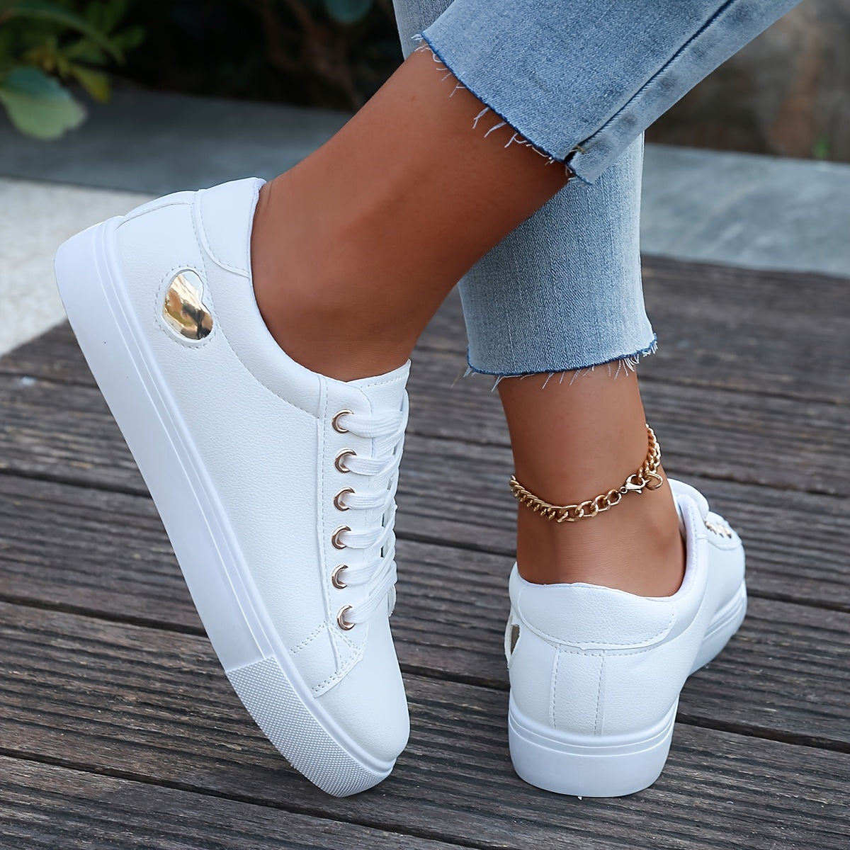 Hvide Sneakers | Smertefri Komfort & Korrekt Holdning