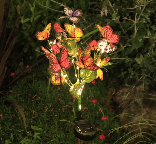 Solcelle Sommerfuglelampe til Haven | Udendørs Dekoration