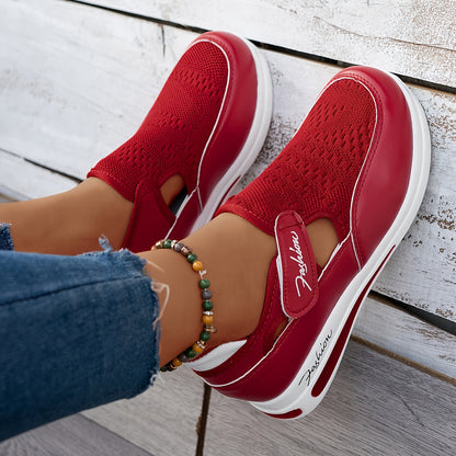Åndbare Sneakers med Velcrolukning | Ortopædisk Komfort