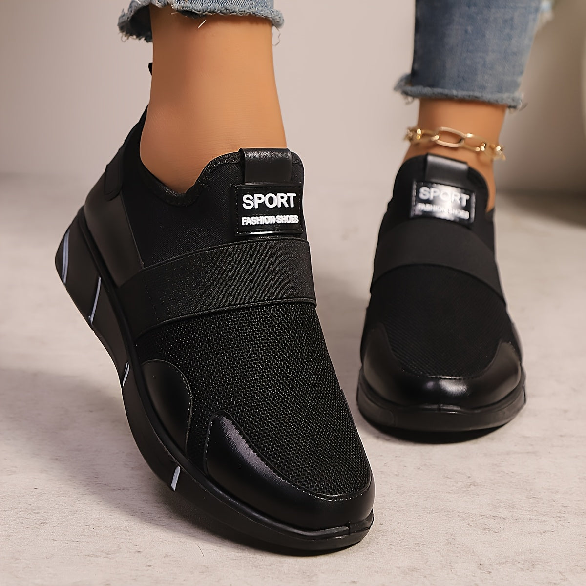 Åndbare Slip-on Sneakers | Smertefri Komfort & Letvægts Design