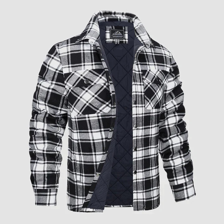 Flannel™ – Herre Skjortejakke med Quiltet For