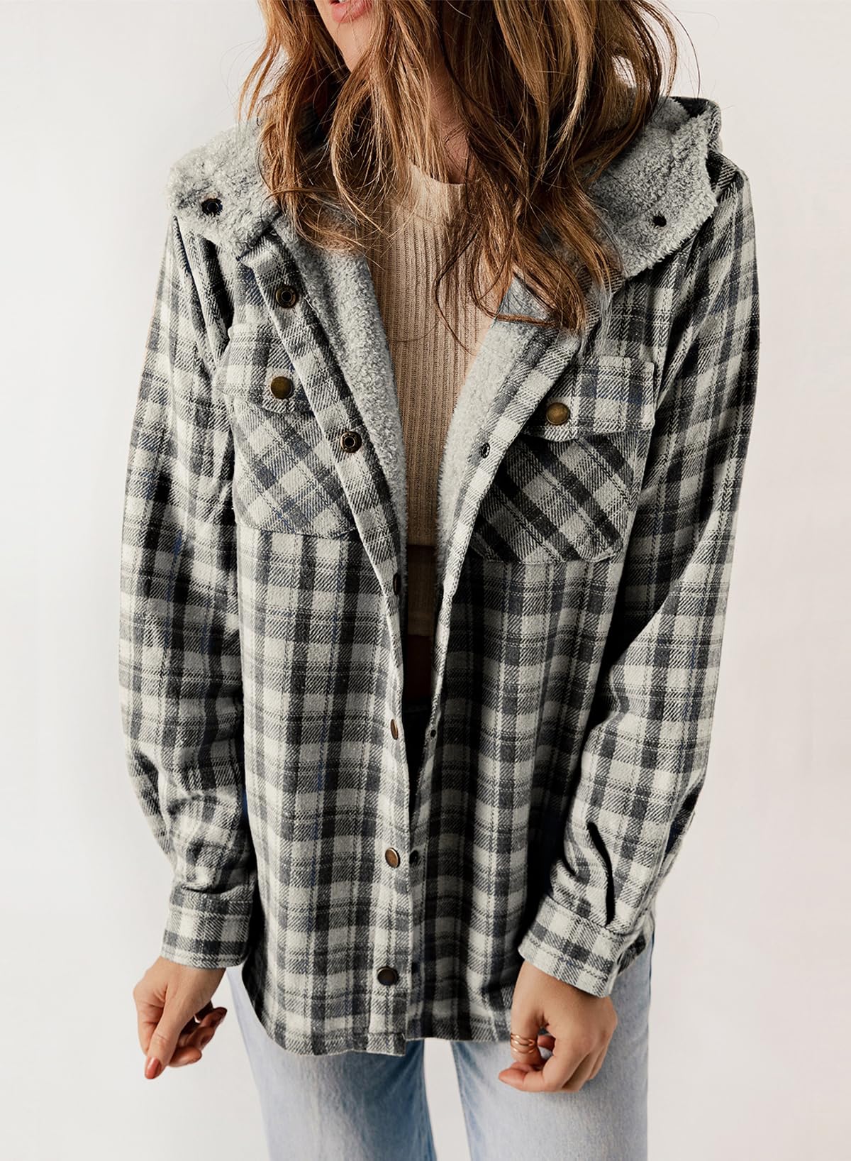 Plaid Fleecejakke | Hyggelig Stil til Efterår & Vinter