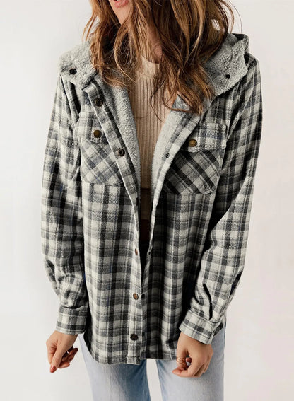 Plaid Fleecejakke | Hyggelig Stil til Efterår & Vinter