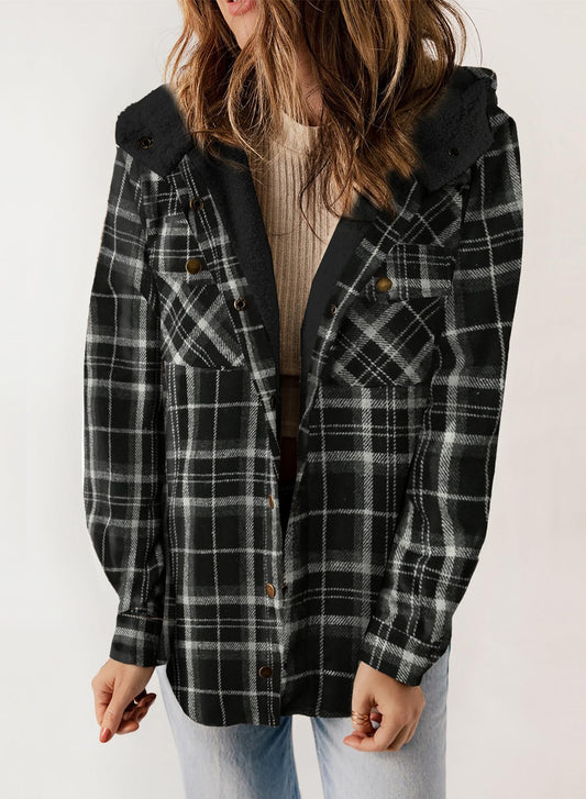 Plaid Fleecejakke | Hyggelig Stil til Efterår & Vinter