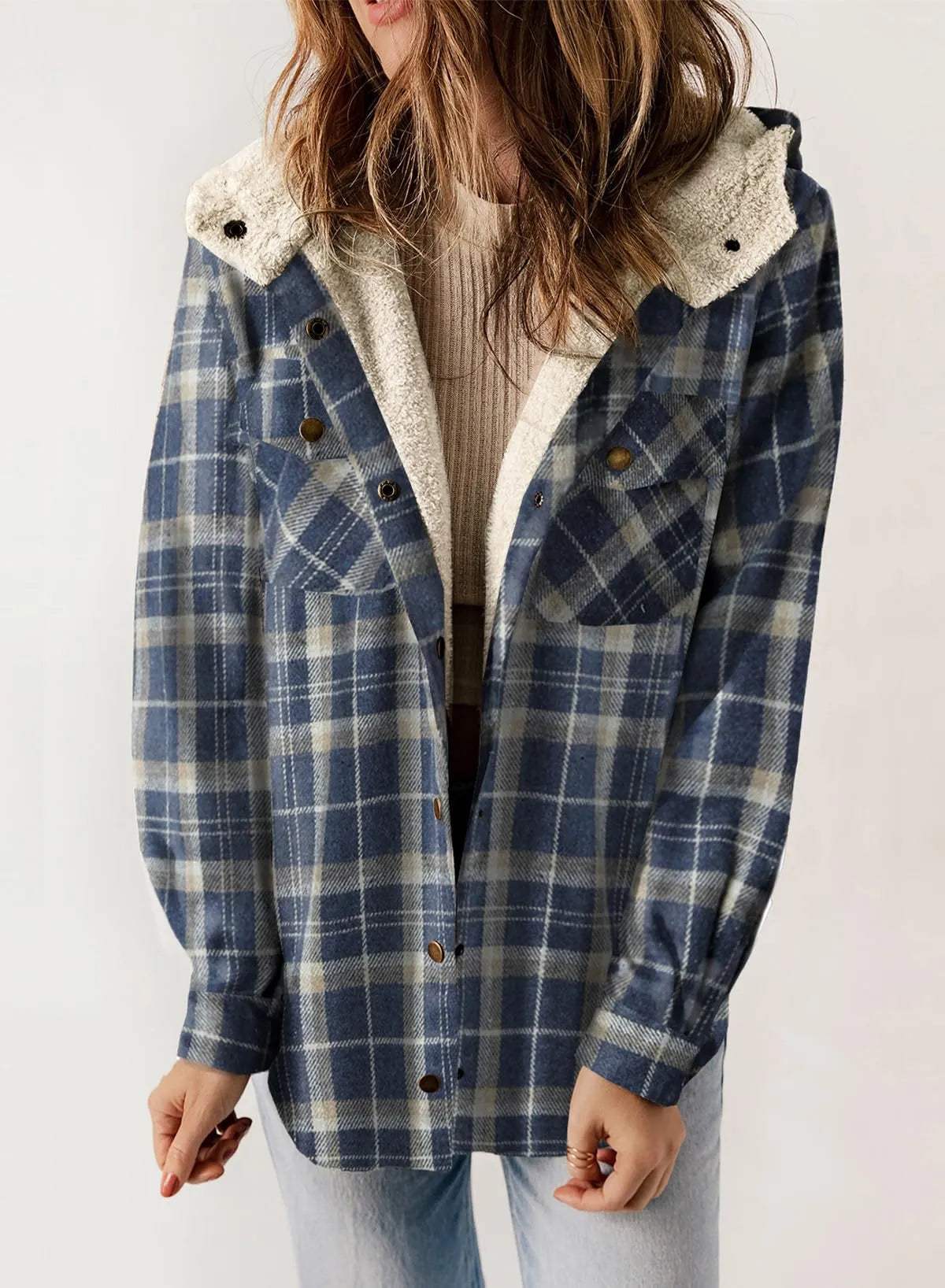 Plaid Fleecejakke | Hyggelig Stil til Efterår & Vinter
