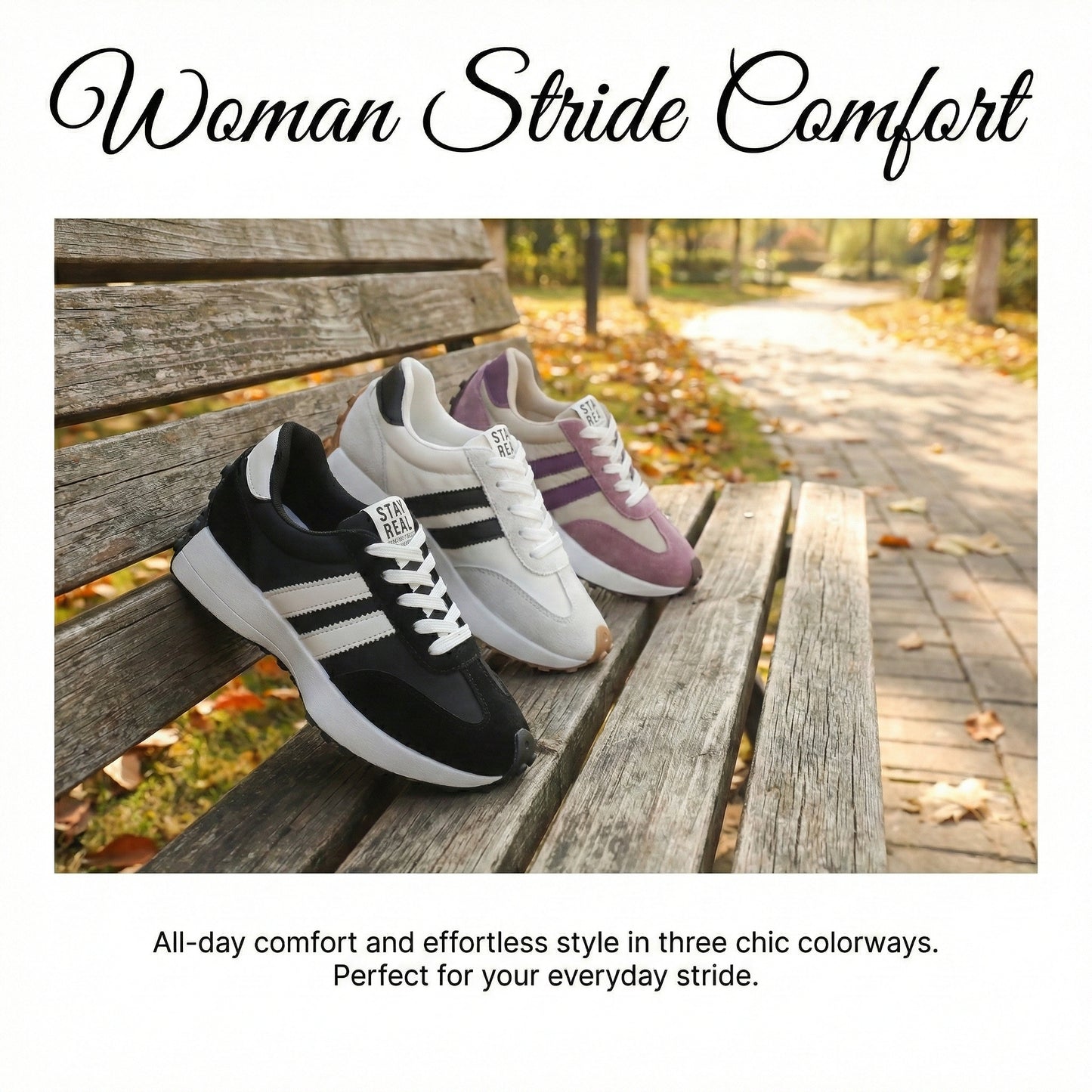 Woman Stride Comfort