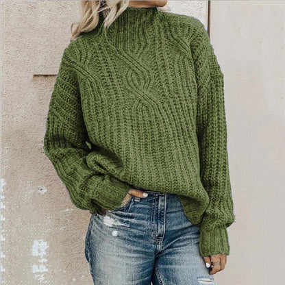 Sofia™ – Elegant Kabelstrikket Sweater